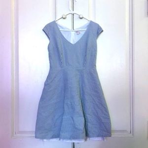 Merona Blue Striped Sailor Summed Dress